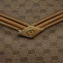 GUCCI Micro GG Supreme Shoulder Bag PVC Beige Auth BA1399-19