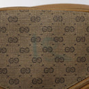 GUCCI Micro GG Supreme Shoulder Bag PVC Beige Auth BA1399-10