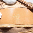 GUCCI Micro GG Supreme Shoulder Bag PVC Beige Auth BA1399-21