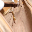 GUCCI Micro GG Supreme Shoulder Bag PVC Beige Auth BA1399-22