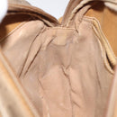 GUCCI Micro GG Supreme Shoulder Bag PVC Beige Auth BA1399-23