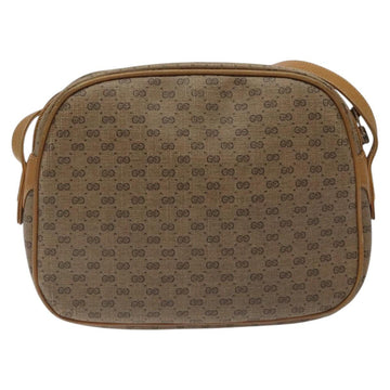 GUCCI Micro GG Supreme Shoulder Bag PVC Beige Auth BA1399 - 0