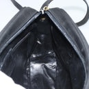 Salvatore Ferragamo Vala Shoulder Bag Suede Black Gold Auth BA13991-18