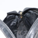 Salvatore Ferragamo Vala Shoulder Bag Leather Black Gold Auth BA13992-18
