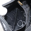 Salvatore Ferragamo Vala Shoulder Bag Leather Black Gold Auth BA13992-21