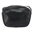 Salvatore Ferragamo Vala Shoulder Bag Leather Black Gold Auth BA13992-2