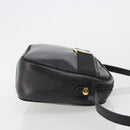 Salvatore Ferragamo Vala Shoulder Bag Leather Black Gold Auth BA13992-3