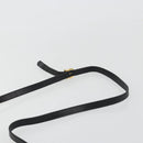 Salvatore Ferragamo Vala Shoulder Bag Leather Black Gold Auth BA13992-8