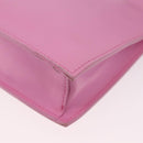 VERSACE Shoulder Bag Leather Pink Silver Auth BA13994A-17