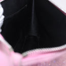 VERSACE Shoulder Bag Leather Pink Silver Auth BA13994A-20