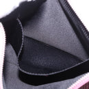 VERSACE Shoulder Bag Leather Pink Silver Auth BA13994A-12