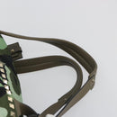 VALENTINO Backpack Nylon Khaki Gold Camouflage Auth BA13995-14