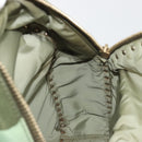 VALENTINO Backpack Nylon Khaki Gold Camouflage Auth BA13995-22
