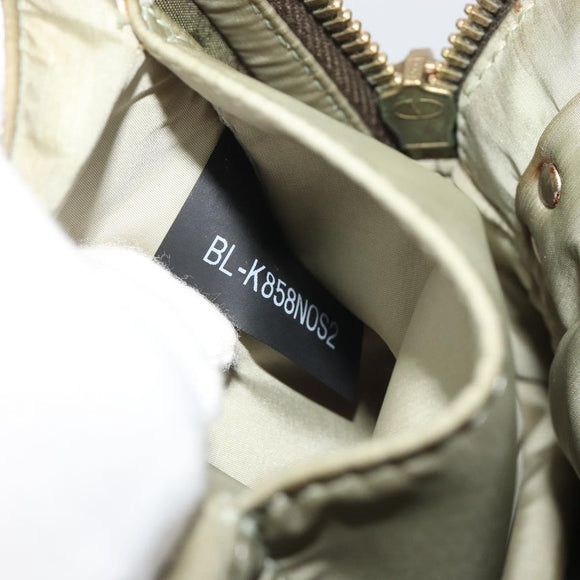 VALENTINO Backpack Nylon Khaki Gold Camouflage Auth BA13995