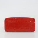 LOUIS VUITTON Monogram Vernis Reade PM Hand Bag Rouge M91088 LV Auth BA14001-6
