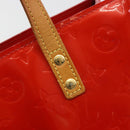 LOUIS VUITTON Monogram Vernis Reade PM Hand Bag Rouge M91088 LV Auth BA14001-19