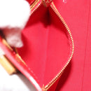 LOUIS VUITTON Monogram Vernis Reade PM Hand Bag Rouge M91088 LV Auth BA14001-24