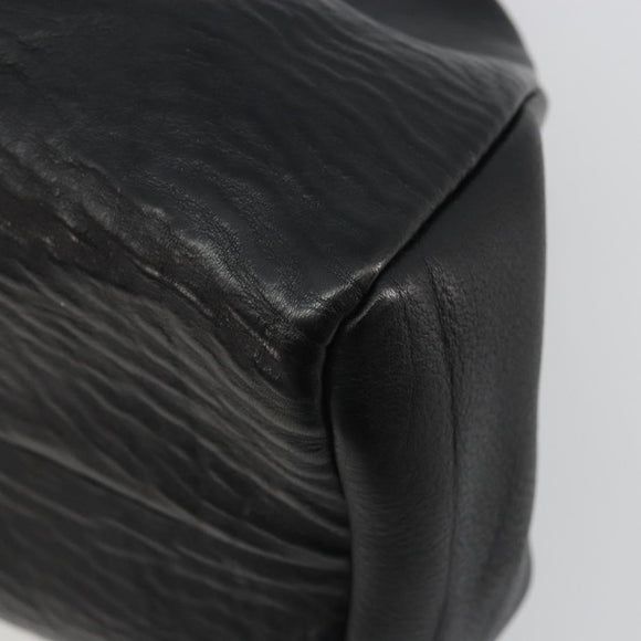 GUCCI Hand Bag Leather Black 105377 Auth BA14002A