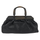 GUCCI Hand Bag Leather Black 105377 Auth BA14002A-13