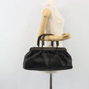 GUCCI Hand Bag Leather Black 105377 Auth BA14002A-22