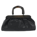 GUCCI Hand Bag Leather Black 105377 Auth BA14002A-2