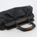 GUCCI Hand Bag Leather Black 105377 Auth BA14002A-6
