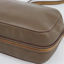 Chloe Shoulder Bag Leather Brown Gold Auth BA14006-10