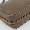 Chloe Shoulder Bag Leather Brown Gold Auth BA14006-16