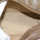 Chloe Shoulder Bag Leather Brown Gold Auth BA14006-11