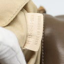 Chloe Shoulder Bag Leather Brown Gold Auth BA14006-12