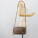 Chloe Shoulder Bag Leather Brown Gold Auth BA14006-22