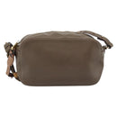 Chloe Shoulder Bag Leather Brown Gold Auth BA14006-13