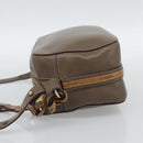 Chloe Shoulder Bag Leather Brown Gold Auth BA14006-3