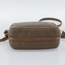 Chloe Shoulder Bag Leather Brown Gold Auth BA14006-5