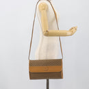 GUCCI Micro GG Shoulder Bag PVC Leather Beige Gold Auth BA14009-24