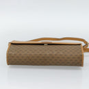 GUCCI Micro GG Shoulder Bag PVC Leather Beige Gold Auth BA14009-9