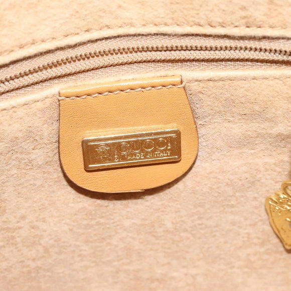 GUCCI Micro GG Supreme Shoulder Bag PVC Beige 007 983 1113 Auth BA1401