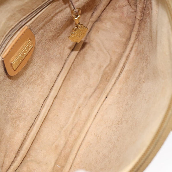 GUCCI Micro GG Supreme Shoulder Bag PVC Beige 007 983 1113 Auth BA1401