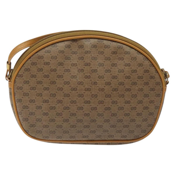 GUCCI Micro GG Supreme Shoulder Bag PVC Beige 007 983 1113 Auth BA1401