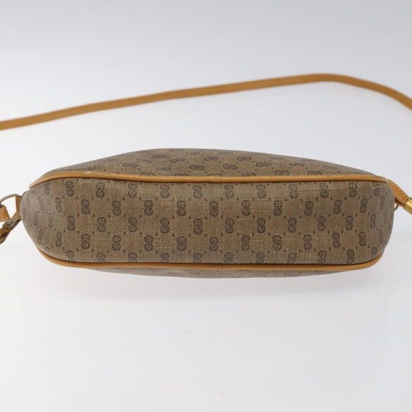 GUCCI Micro GG Supreme Shoulder Bag PVC Beige 007 983 1113 Auth BA1401