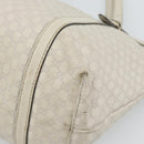 GUCCI GuccissimaGG Tote Bag Leather White Gold 336776 Auth BA14010-19