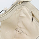 GUCCI GuccissimaGG Tote Bag Leather White Gold 336776 Auth BA14010-23