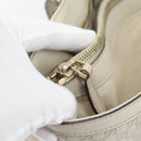 GUCCI GuccissimaGG Tote Bag Leather White Gold 336776 Auth BA14010-26