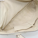 GUCCI GuccissimaGG Tote Bag Leather White Gold 336776 Auth BA14010-29