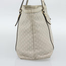 GUCCI GuccissimaGG Tote Bag Leather White Gold 336776 Auth BA14010-4