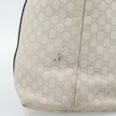 GUCCI GuccissimaGG Tote Bag Leather White Gold 336776 Auth BA14010-5