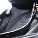 GUCCI Horsebit Shoulder Bag Leather Black Gold Auth BA14011A-20