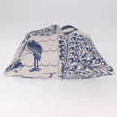 LOEWE William De Morgan Drawstring Bag Canvas Blue Auth BA14014M-5