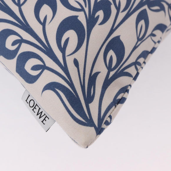 LOEWE William De Morgan Drawstring Bag Canvas Blue Auth BA14014M