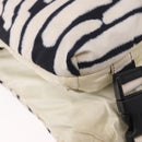 CHANEL Chanel Sports Shoulder Bag Reversible White Zebra CC Auth BA14015-16